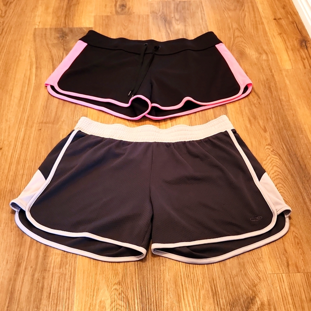 2 pairs athletic shorts